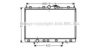 AVA QUALITY COOLING MT2189 Radiator, engine cooling